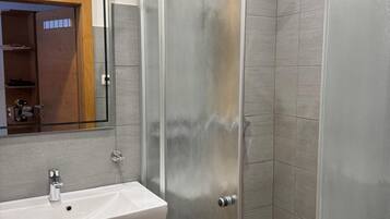 Shower, hair dryer