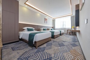 Comfort Double Room, City View | Desk, laptop workspace, blackout curtains, free WiFi - hezhoufuchuanyichengjiudian (Hezhou)