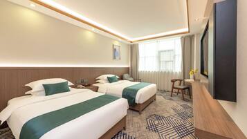 Comfort Double Room, City View | Desk, laptop workspace, blackout drapes, free WiFi