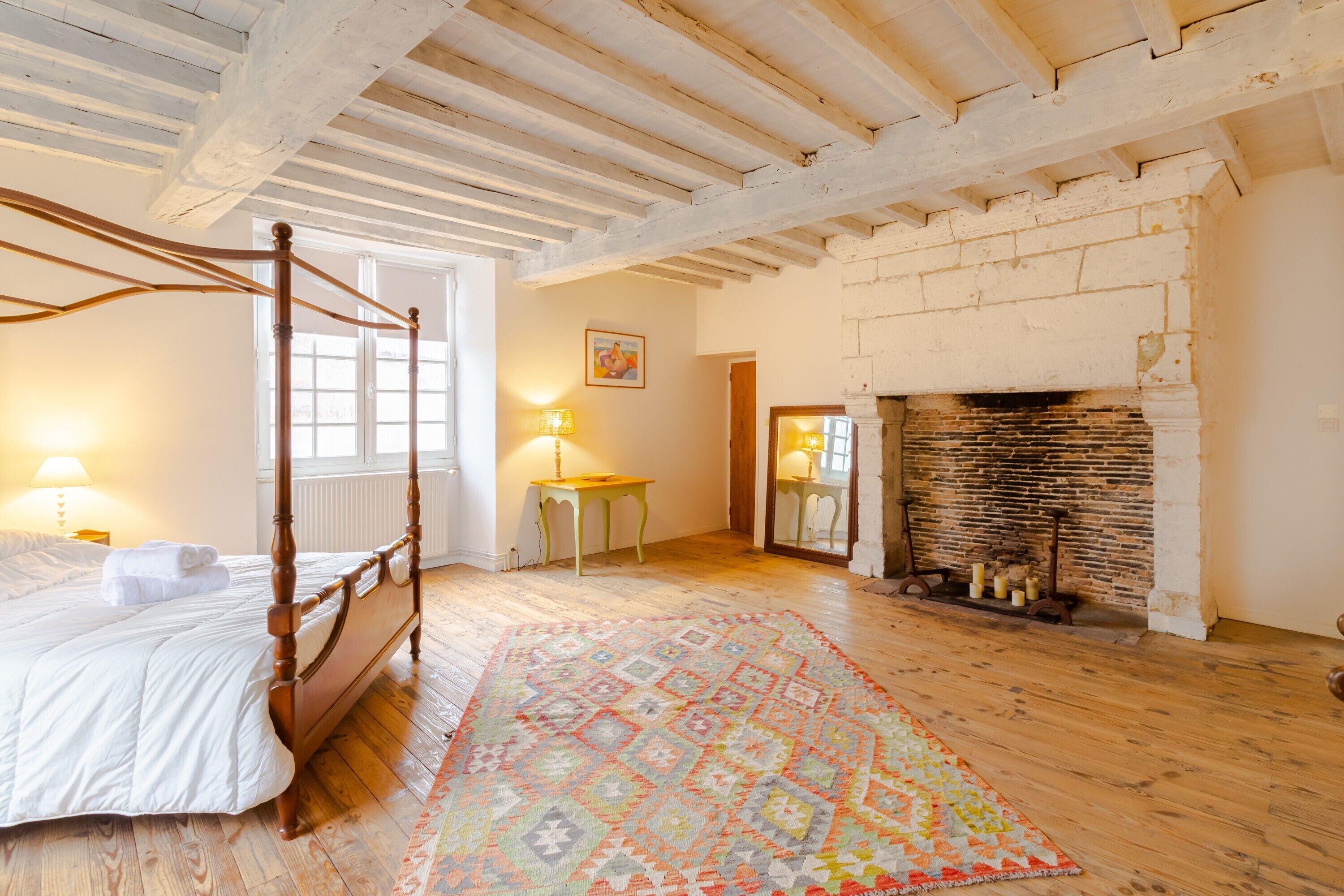 2 chambres, fer et planche à repasser, draps fournis