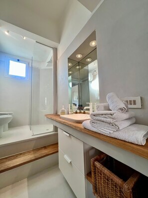 Hair dryer, towels, soap, toilet paper - Vatican View Suite (Roma)