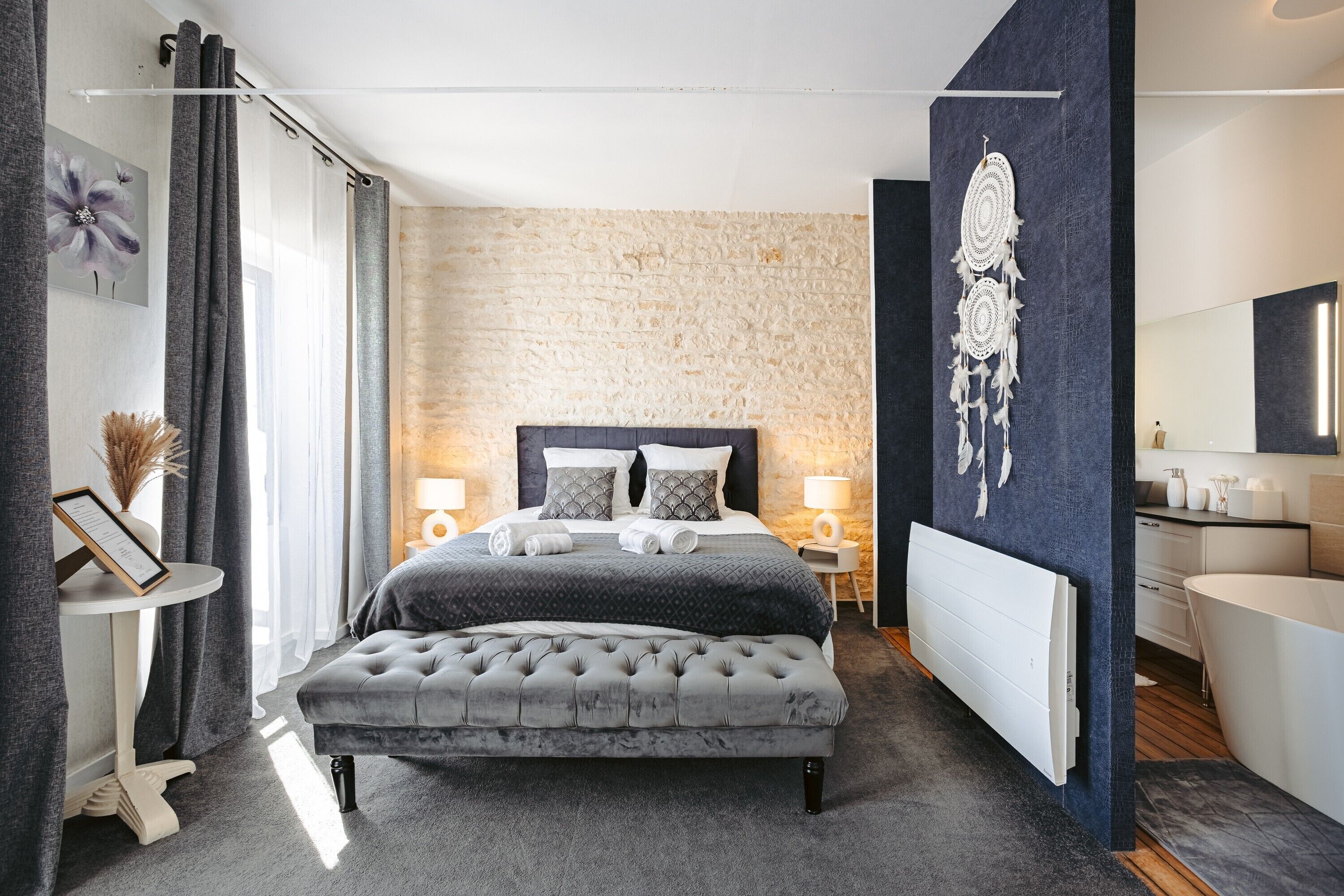 1 chambre, fer et planche à repasser, Wi-Fi, draps fournis