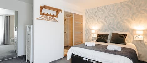 1 chambre, fer et planche Ă repasser, Wi-Fi, draps fournis