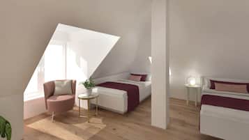 Dobbelt- eller tomannsrom – classic | Safe på rommet, skrivebord og skrivebord for bærbar PC