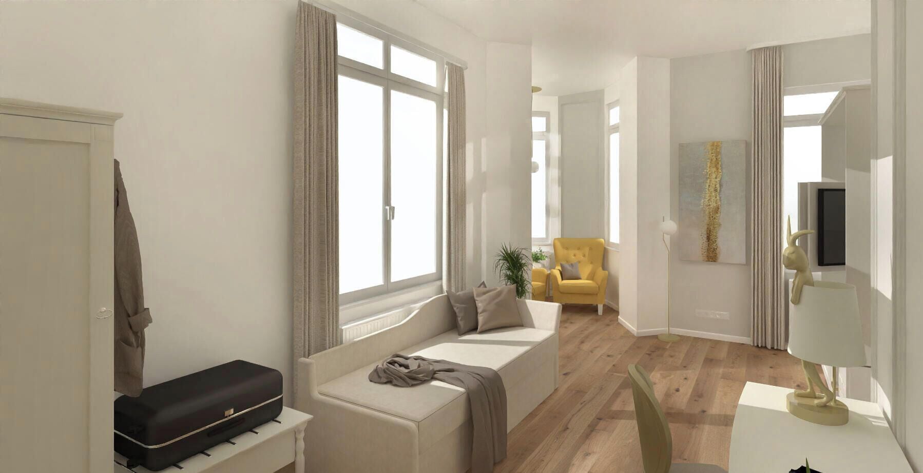 Comfort-Doppelzimmer | Wohnbereich