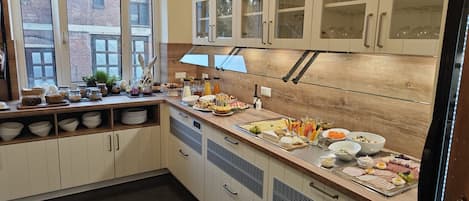 Daily buffet breakfast (EUR 16 per person)