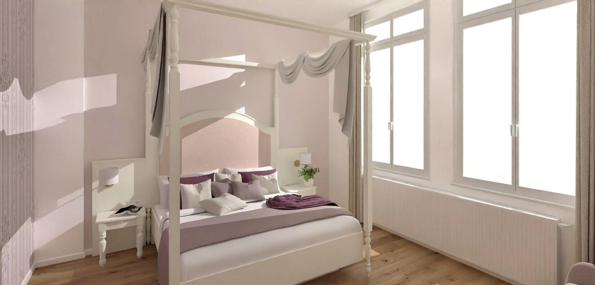 Comfort-Doppelzimmer | Zimmersafe, Schreibtisch, laptopgeeigneter Arbeitsplatz