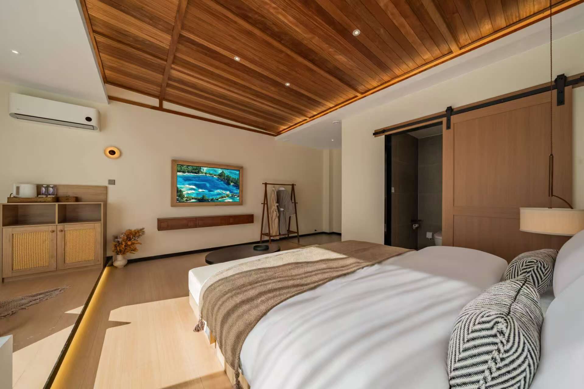 Deluxe-dobbeltværelse - bjergudsigt | Skrivebord, gratis Wi-Fi