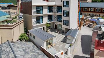 Fassade der Unterkunft