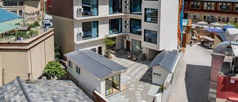 Voorkant van accommodatie