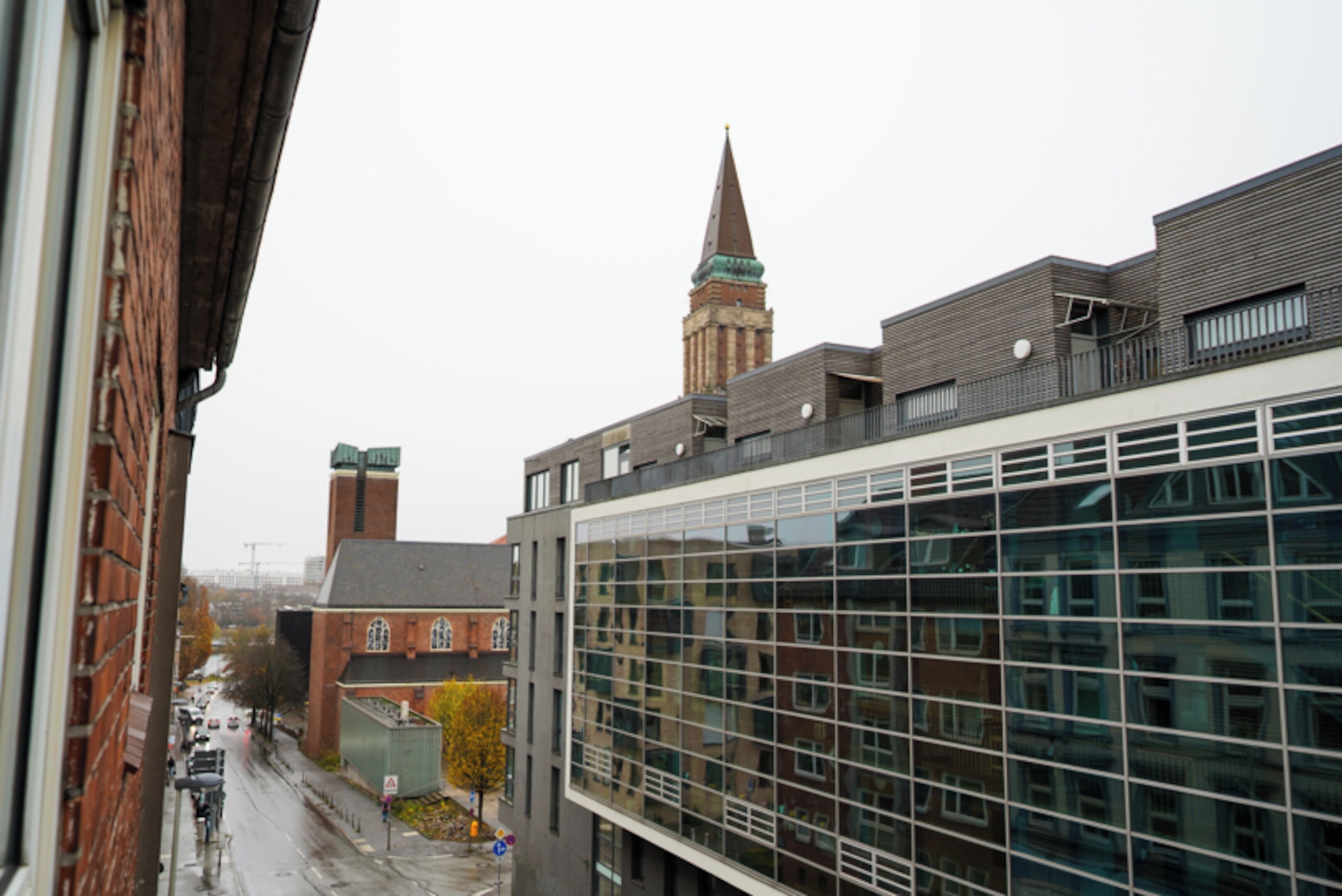 Blick von der Unterkunft