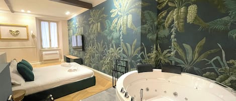 Suite Studio Luxe | Bain à remous privé