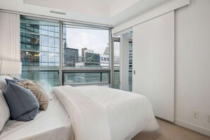 1 غرفة نوم ومكواة/لوح كي وواي فاي وملاءات أسرّة