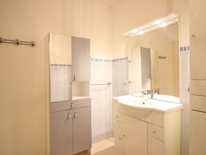Bathroom - 55sqm Apartment Mont-Dore center, 2 bedrooms, parking, pets allowed (Mont-Dore)
