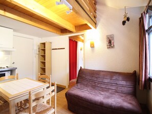 TV - F2 Bis Apartment Near Slopes for 5 Guests (Mont-Dore)
