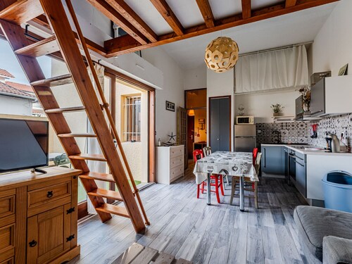 Charmant appartement 4 pers, parking, Wi-Fi, proche océan