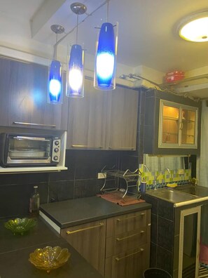 Studio, meerdere slaapkamers, uitzicht op de stad | Interieur