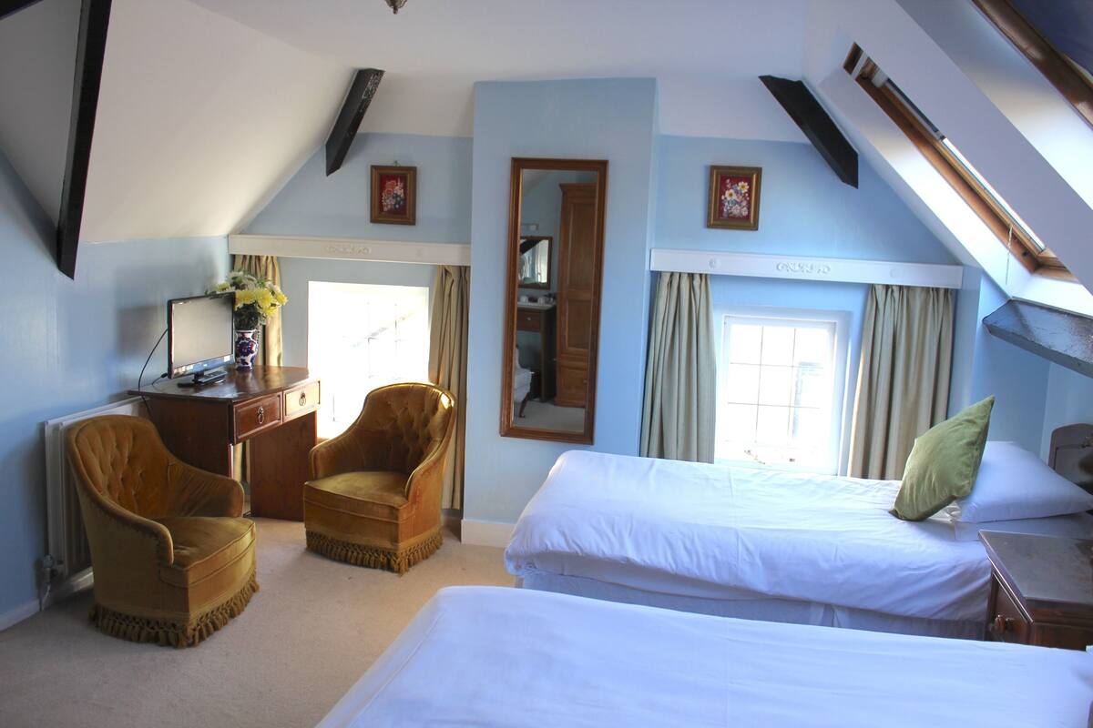 Twin Room, 2 Katil Bujang (Single) | Seterika/papan seterika, Wi-fi percuma, cadar katil 
