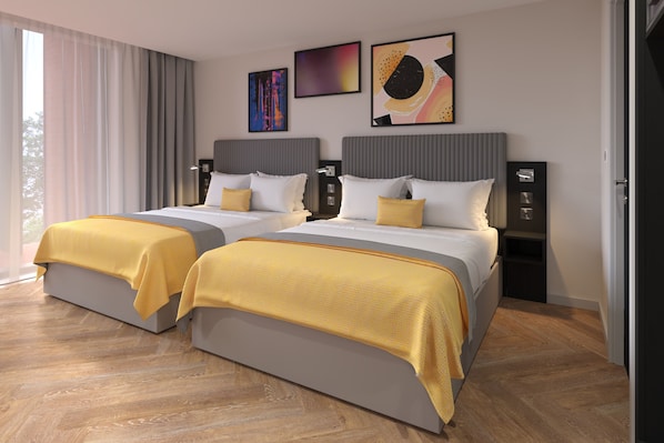 Desk, soundproofing, iron/ironing board, free WiFi - Maldron Hotel Croke Park (Dublin)