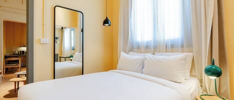 Wifi gratis y ropa de cama