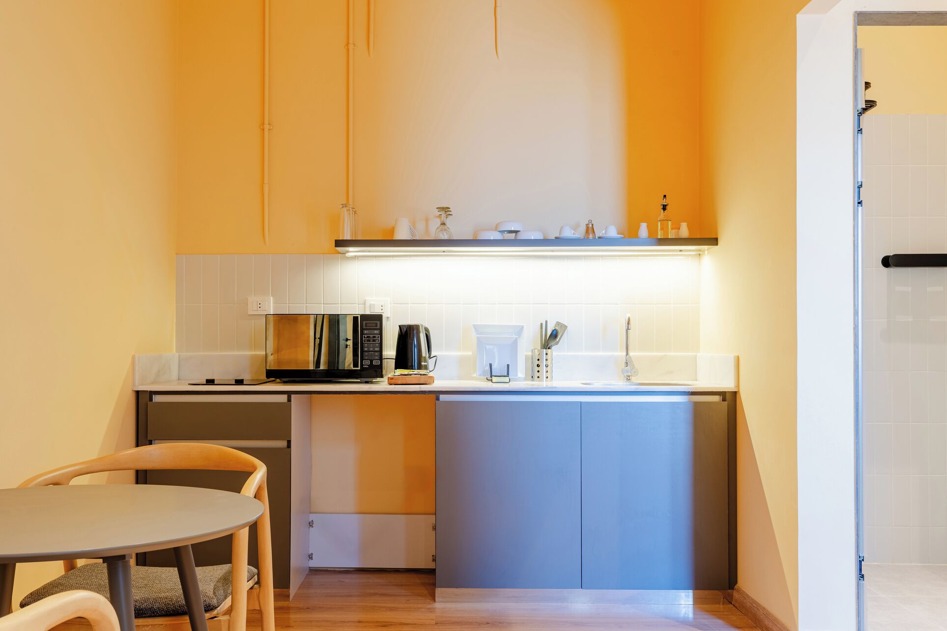 Apartamento standard, 1 quarto | Cozinha privada | Frigobar