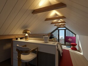 Habitación doble Deluxe, vista a la ciudad | Caja de seguridad en la habitación y wifi gratis