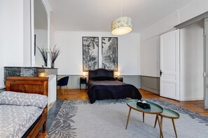 3 chambres, fer et planche Ă repasser, Wi-Fi, literie fournie