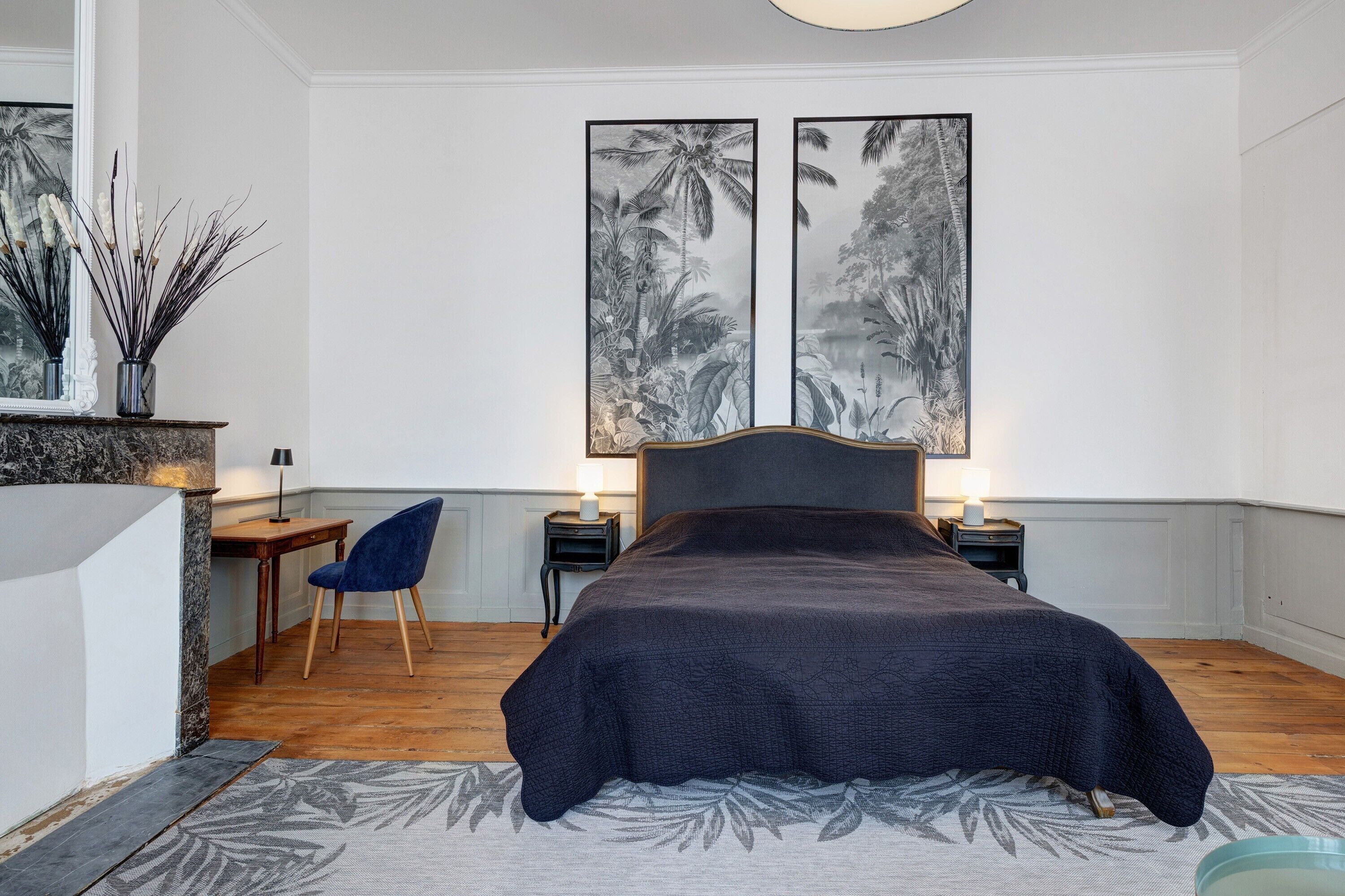 3 chambres, fer et planche à repasser, Wi-Fi, draps fournis