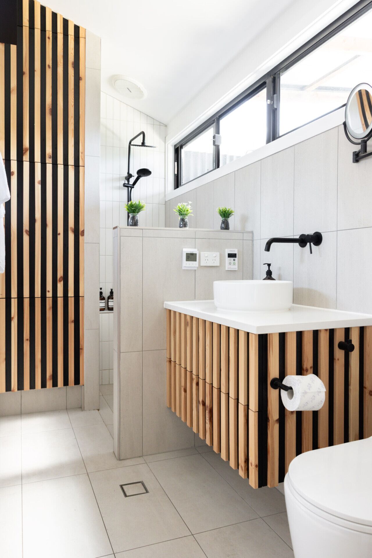 Hair dryer, towels