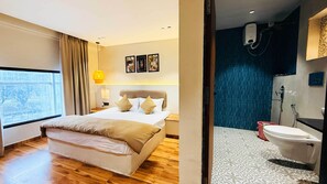 Chambre Double Deluxe, vue ville | Bureau, espace de travail pour ordinateur portable, Wi-Fi gratuit