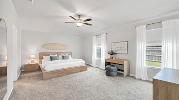 4 間睡房、書桌、熨斗/熨衫板、免費 Wi-Fi