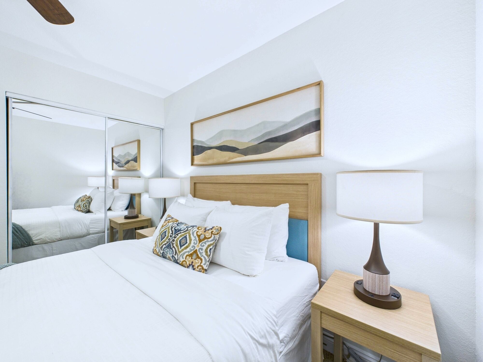 Iron/ironing board, travel crib, free WiFi, bed sheets