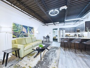 Smart TV - Experience modern elegance at Mangrove Lofts—steps from Port Canaveral and minutes to Cocoa Beach. Enjoy sleek design, premium comfort, onsite cruise parking avail, easy access to beaches, and rocket launch views from inside unit! (Cape Canaveral)