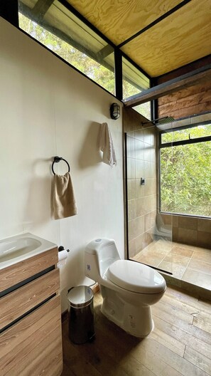 Towels, soap, toilet paper