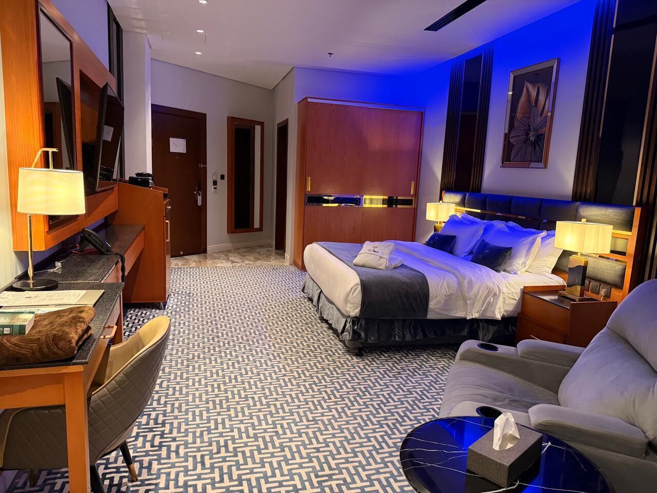 In-room safe, blackout drapes, soundproofing, iron/ironing board