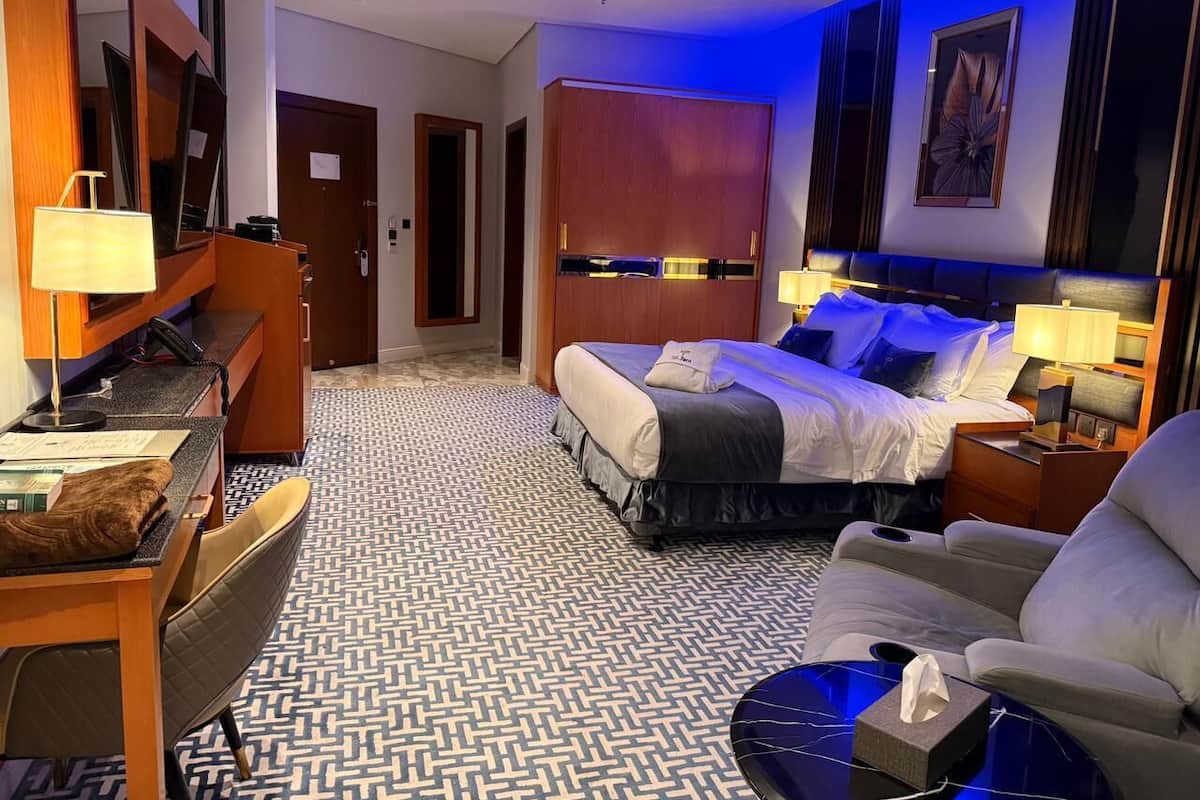 In-room safe, blackout drapes, soundproofing, iron/ironing board