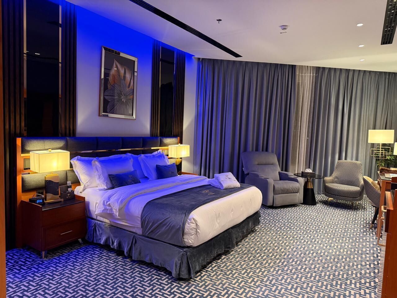 In-room safe, blackout drapes, soundproofing, iron/ironing board