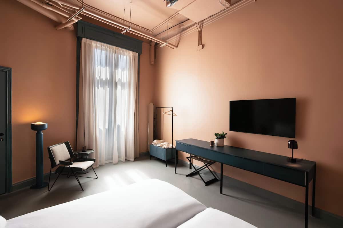 Apartemen, pemandangan kota | Wi-Fi gratis dan seprai linen