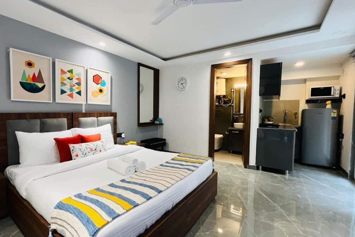 Singola Basic, balcone, vista città | Wi-Fi gratuito