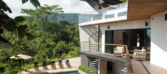 New Luxury Jungle Villa w/ Saltwater Pool, Rooftop & Ocean Views Near Uvita