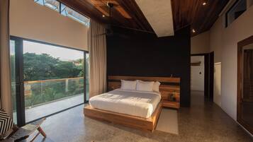 3 chambres, coffres-forts dans les chambres, bureau