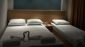 Tremannsrom – classic, balkong, byutsikt