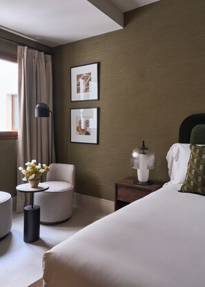 One-Bedroom Residence with Patio | Ropa de cama de alta calidad y edredón 