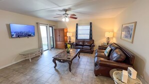 Apartment, 2 Bedrooms | Living area - 250 Paces To Beach Pool 1st Floor 2 Bedroom Condo (South Padre Island)
