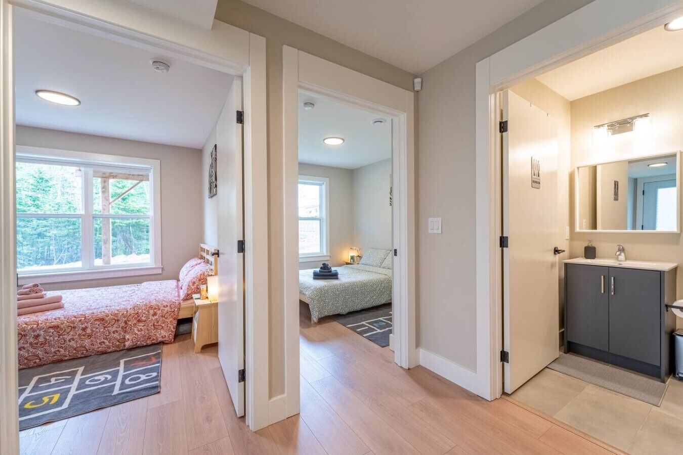 2 habitaciones, escritorio, wifi y ropa de cama 