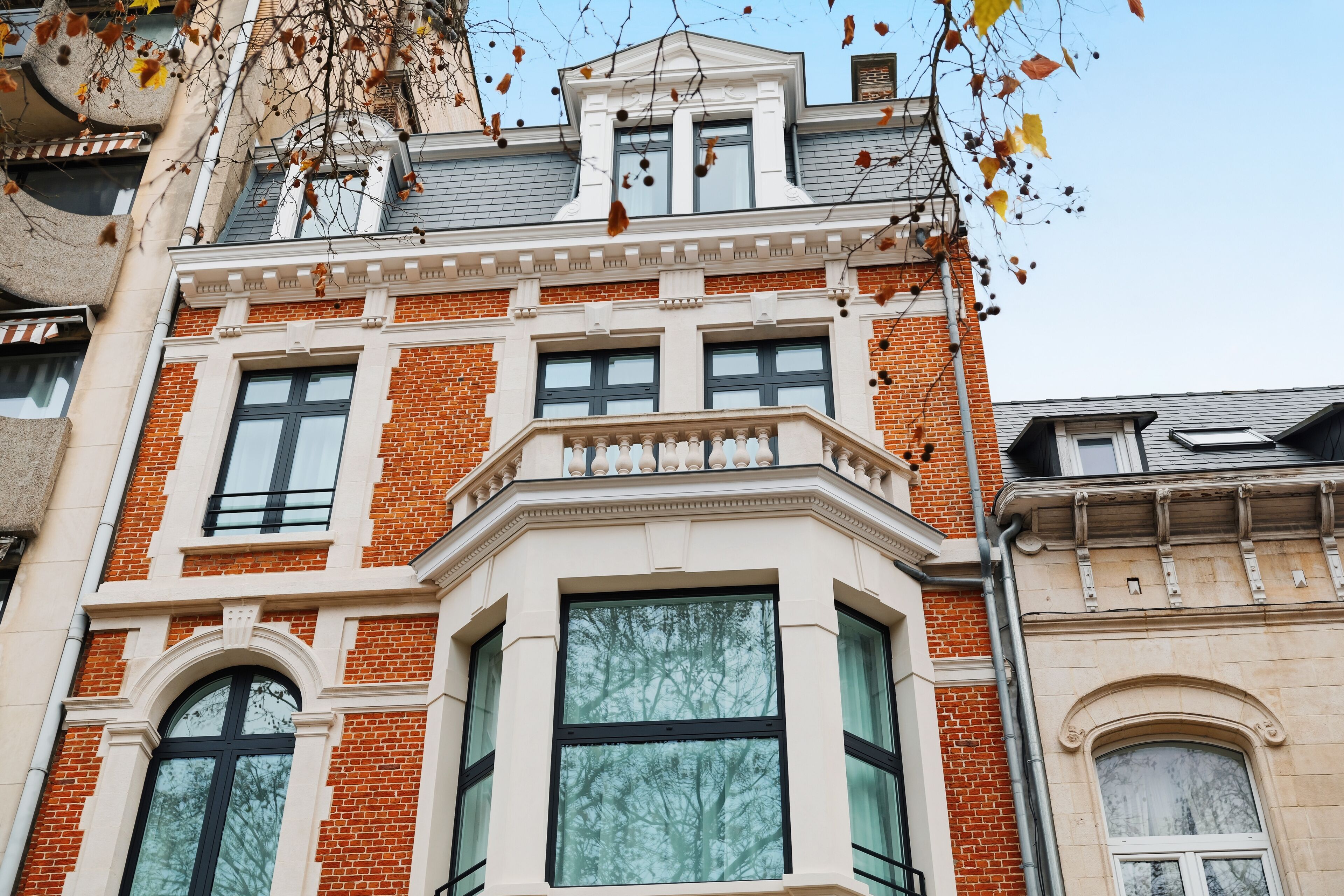 Voorkant van accommodatie