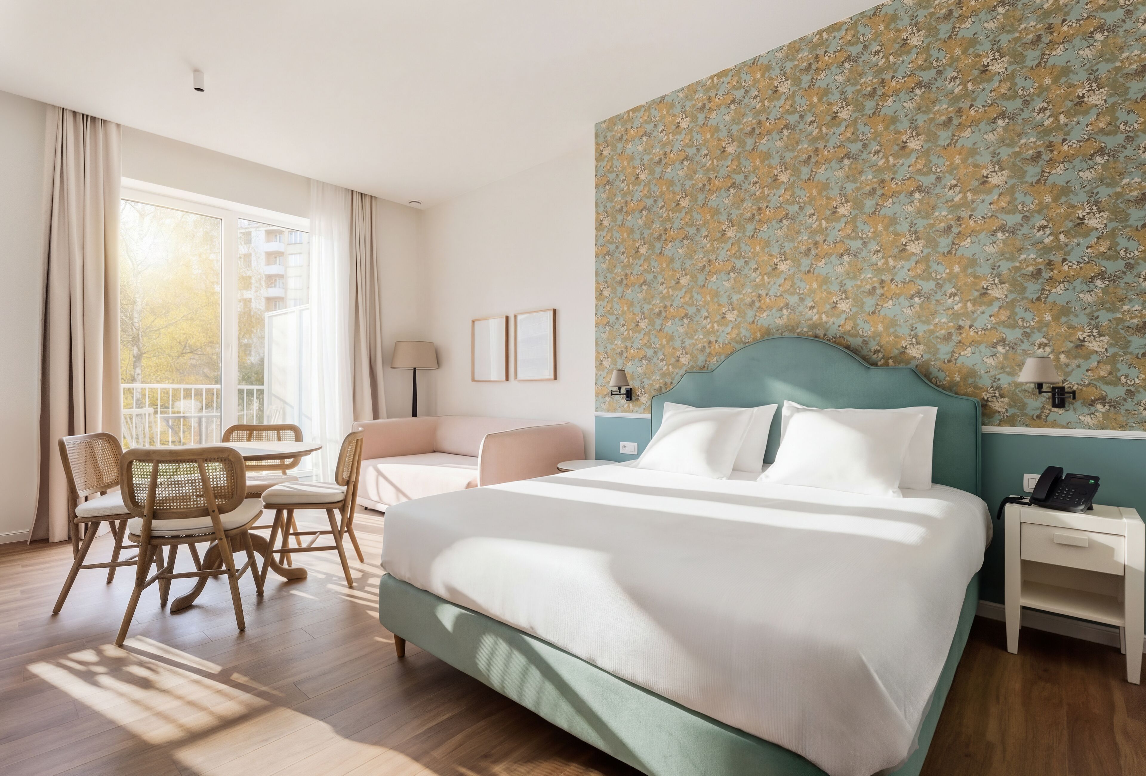 Free WiFi, bed sheets