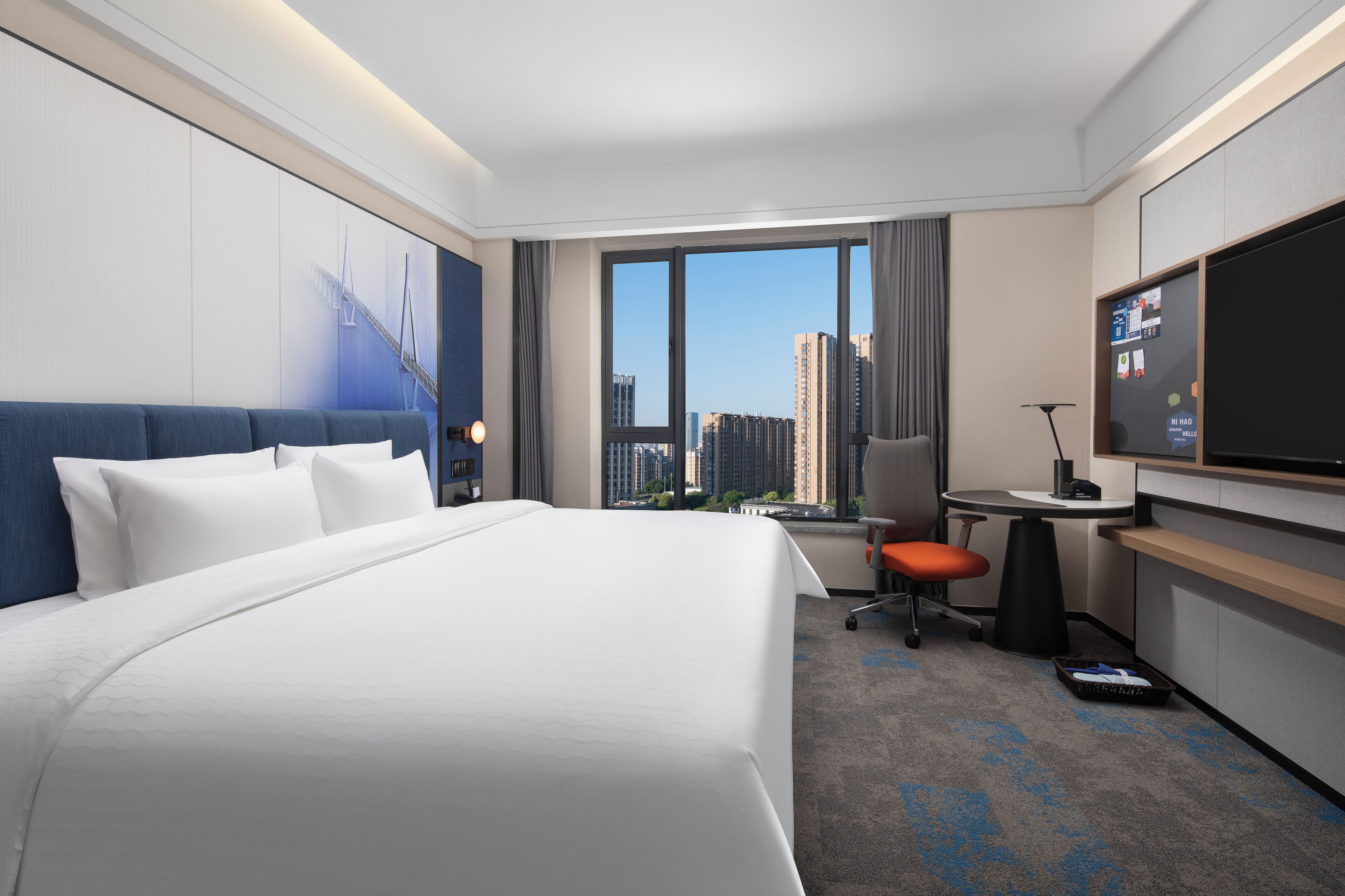 舒適雙人房, 1 張特大雙人床, 空調, 山景 | 書桌、筆電工作空間、遮光布/窗簾、隔音