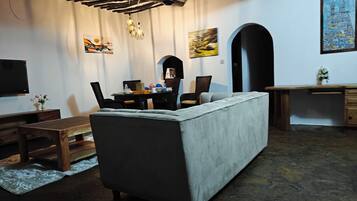 Villa, 3 Schlafzimmer, eigener Pool | Wohnbereich