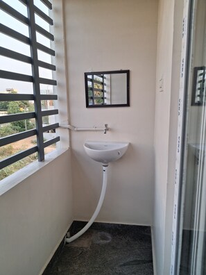 Dusche, Handtücher, Seife